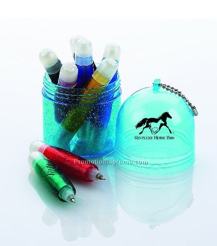 GLITTER STACKING PENS