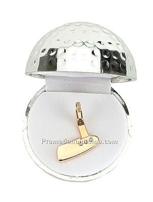 Golf Club Tac Pins with Crystal Accents