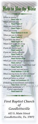 How to Use the Bible