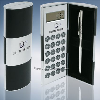 Illusion Series39200Big Calculator/Pen Set
