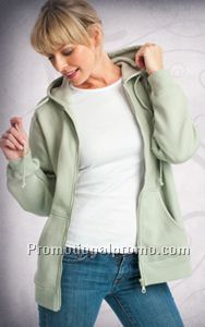 LADIES FULL ZIP HOODED JACKET