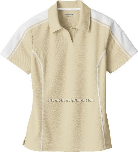 LADIES37408EPERFORMANCE39200PIQUE COLOR-BLOCK POLO