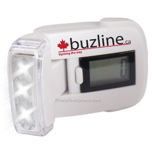 LCD Pedometer Flashlight