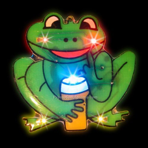 LED Light-Up Magnet - Frog