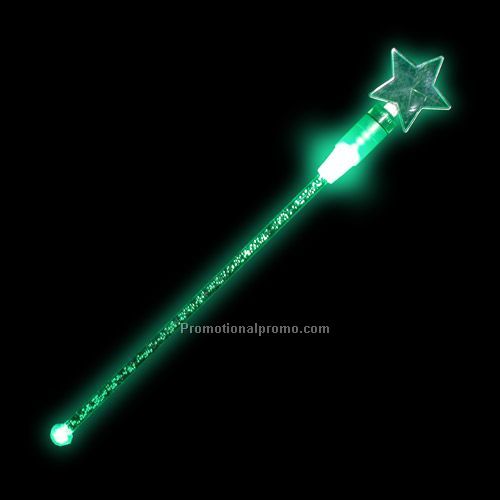 LED Stir Stick - Green Star