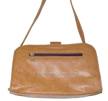 Ladies Shoulder Bag / Top Zipper / Front Flap & Buckle