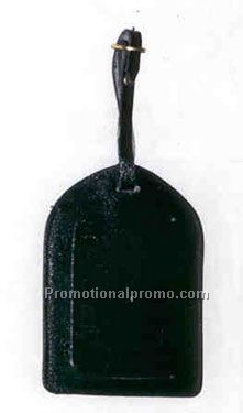 Large Luggage Tag  / Stonewash Cowhide