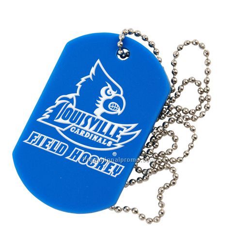 Large Silicone Dog Tag