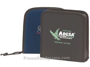 Leather look CD holder - 24 CD