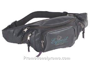 Leather look fanny bag - Urethane