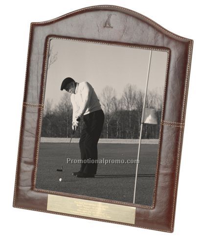 Leather photo frame