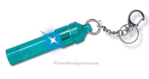 Light Up Whistle Keychain