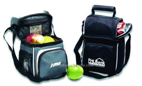 Lunch cooler- black w/grey trim