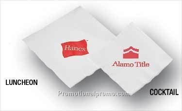 Luncheon Napkins - white - Foil Stamped