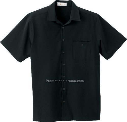 MEN'S PERFORMANCE POLYESTER STRETCH WOVEN SHIRT