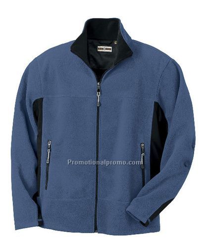 MEN37459 FLEECE BONDED TO BRUSHED MESH FULL-ZIP JACKET