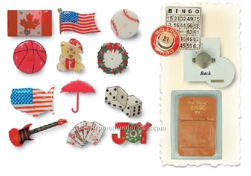 Magnetic Blinking Badge With Multi Color LEDs