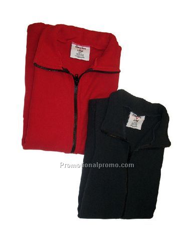Men's Eco Friendly Wicking Micro Fleece Vest, Full zip