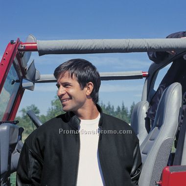 Men's Melton Leather Jacket