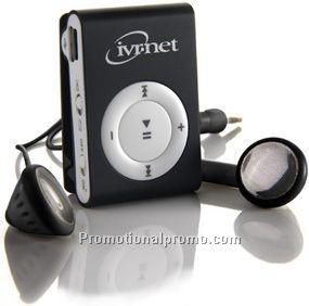 Micro-Clip MP3 Player-1GB - Black