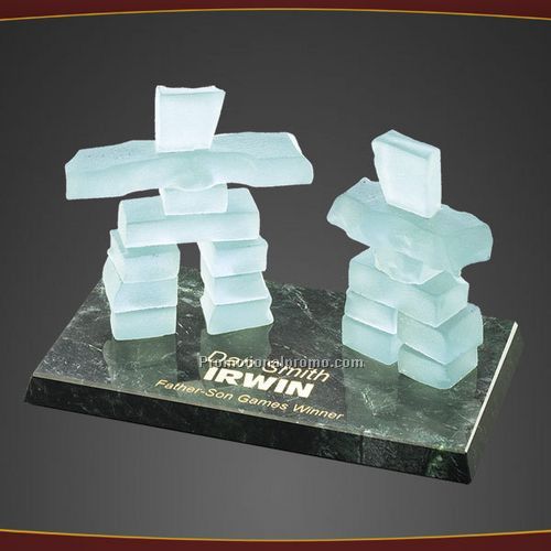 Mother & Daughter On Marble