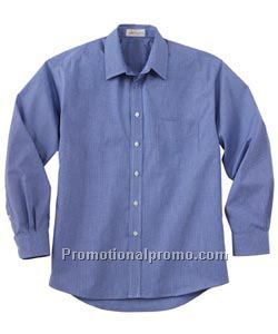NEW MEN'S LONG SLEEVE WRINKLE RESISTANT YARN DYE SHIRT