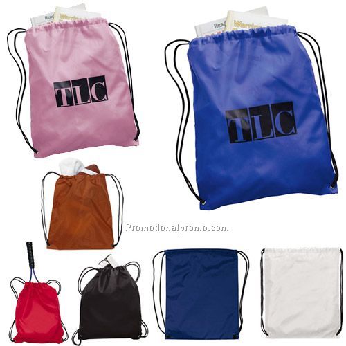 Nylon Drawstring Backpack