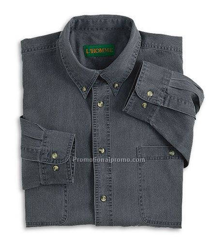 PIGMENT DYED COTTON TWILL SHIRTS