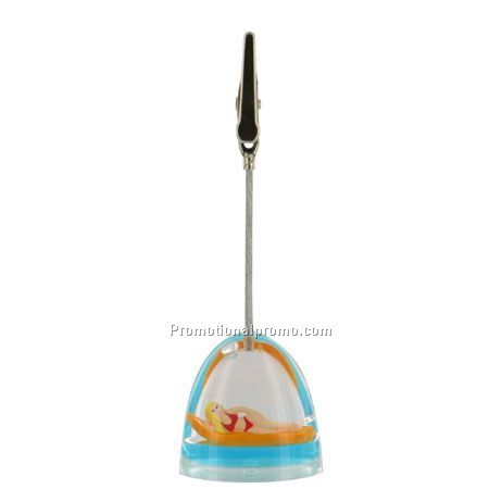 POOLSIDE AQUA MEMO HOLDER