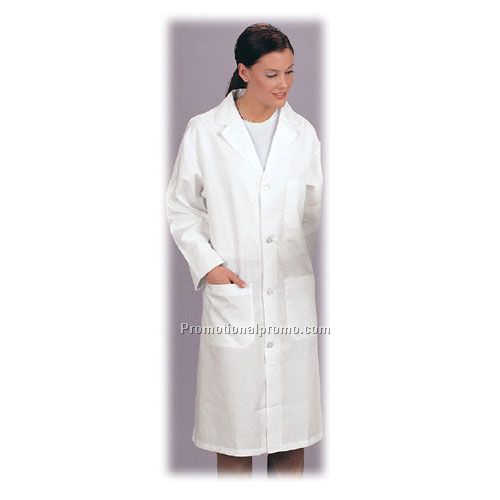Pearl Button Lab Coat