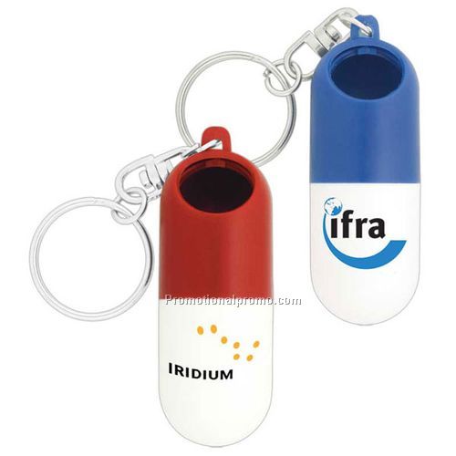 Pill Tube Key Chain 41020/B>