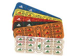 Plastic clip card/mailer