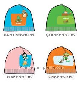 Pom Mascot Beanie