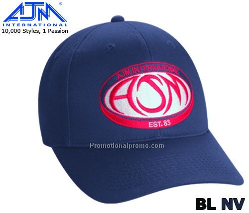 Pro Style. Polycotton, 6 Panel Caps