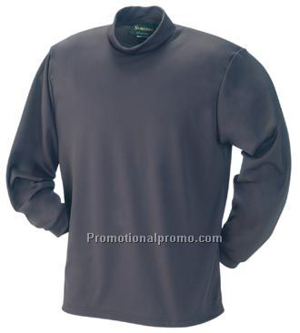 Quick Dry Mesh Mock Neck Long Sleeve T-Shirt