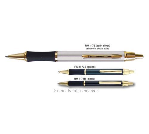 RM-2 Pen - Green/Gold Trim