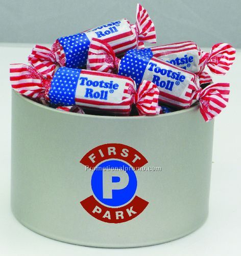 ROUND TIN OF CANDY