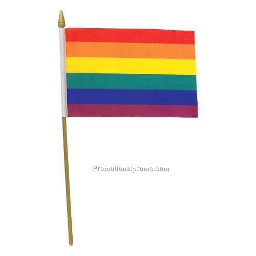 Rainbow Flag 4" x 6"