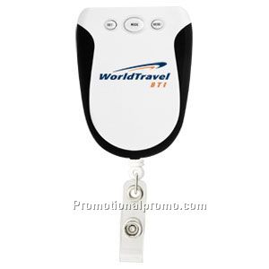 Retractable Badge Holder Pedometer