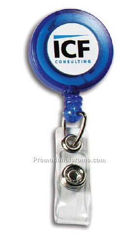 Retractable Badge Reel with Metal Slip Clip