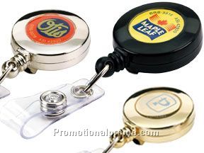 Retractable badge holder - direct imprint