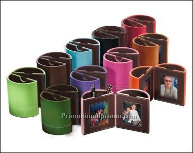 Round Desktop Photo/Pen & Pencil Box