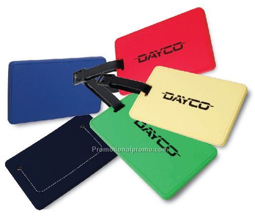 Rubberized PVC Luggage Tag