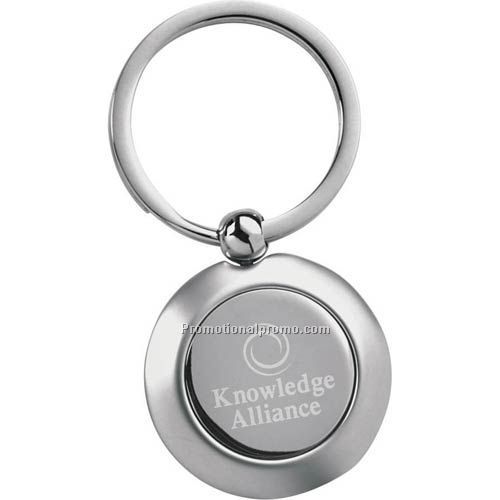 SILVER ROUND KEYTAG