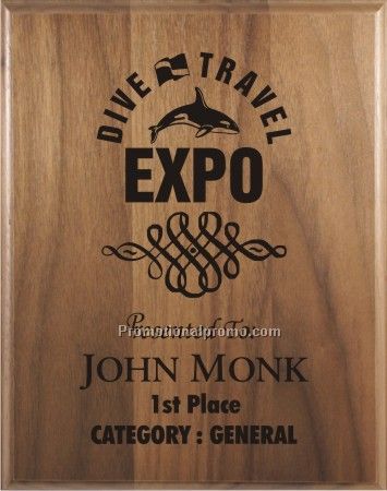 SOLID WOOD PLAQUE - RED ALDER 8