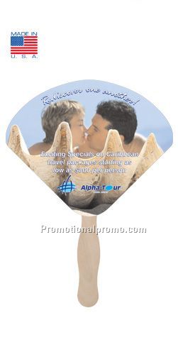 Seashell Stapled Fan