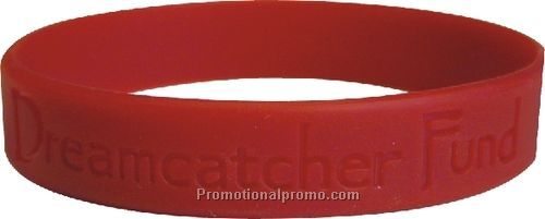 Silicone Wristband - Debossed, Production: 20 working days