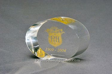 Slanted Oval- 4 x 2 3/4 x 7/8