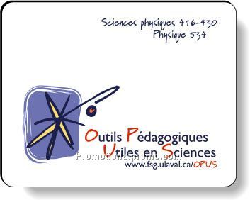 Slimline Mousemats39200with clear textured vinyl front & repositionable non-skid back / Rectangle