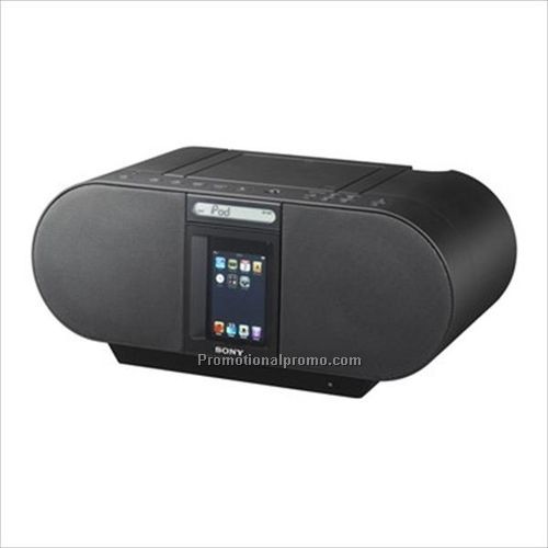 Sony CD Boom Box with iPod and iPhone hookup - Black